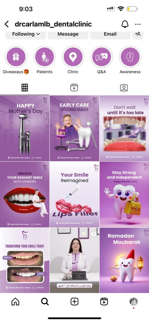 Dr. Carla — Social Media · Healthcare by Cucdila